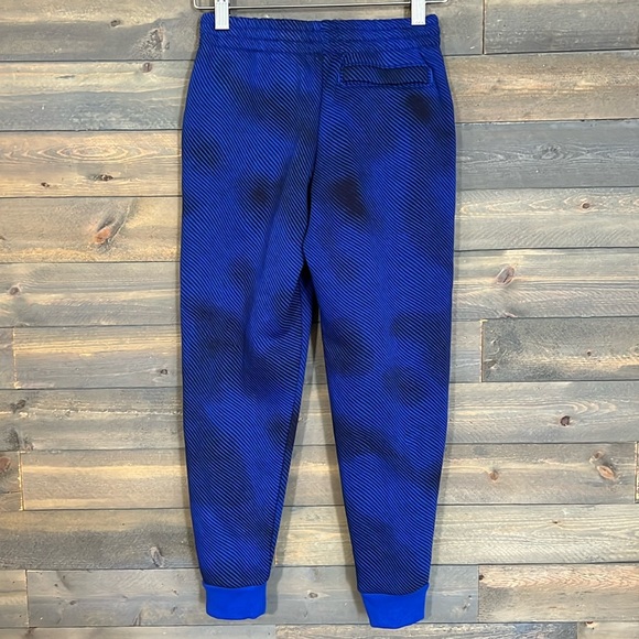 New Boys' UA Rival Fleece Printed Joggers Size YSM  (Youth Small) in Blue (B) - Picture 6 of 14